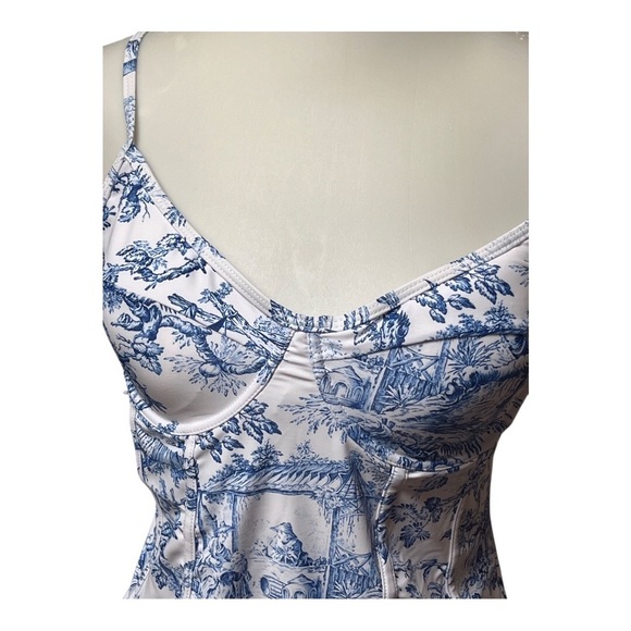 NWT 2 for 1 💕 Gorgeous Navy and White One Piece and Full Coverage Coverup! - Picture 3 of 8